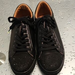 Milano Black Leather Shoes